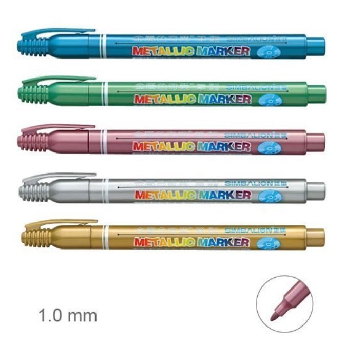雄獅 金屬色奇異筆 / MM-610 / MM610 / LION / 簽字筆 / 油性筆 / 金屬簽字筆 / 金屬奇異筆