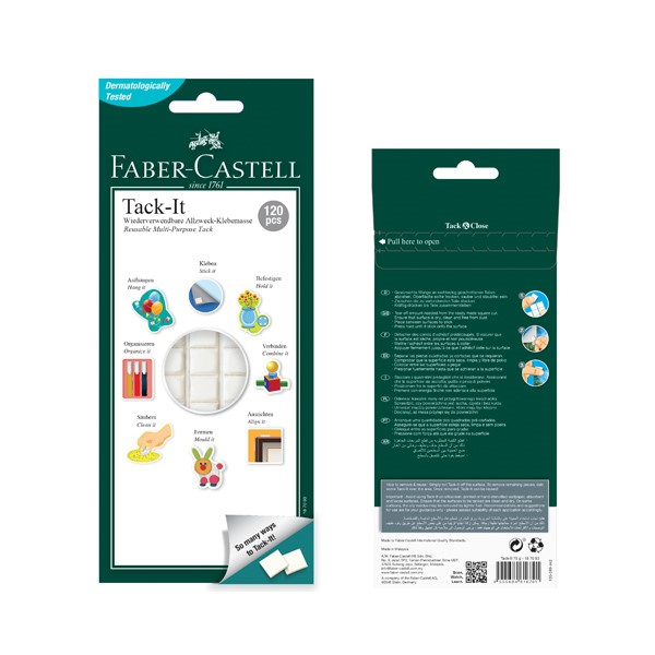 輝柏 隨意貼 / 187065 / 萬用黏土 / 黏土 / FABERCASTELL / FABER-CASTELL / 輝柏FABER-CASTELL隨意貼187065-75/75g / 輝柏 黏住它 萬能黏土/ 隨意貼(75g) / 德國 Faber-Castell 輝柏〕環保隨意貼 / 萬用貼土. 安全無毒的萬能環保貼土 / 隨意貼土75g