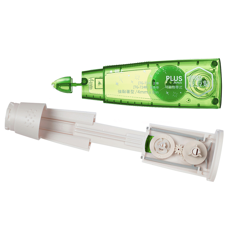 PLUS 豆豆彩貼 捲軸雙面膠帶 替帶 / TG-724R