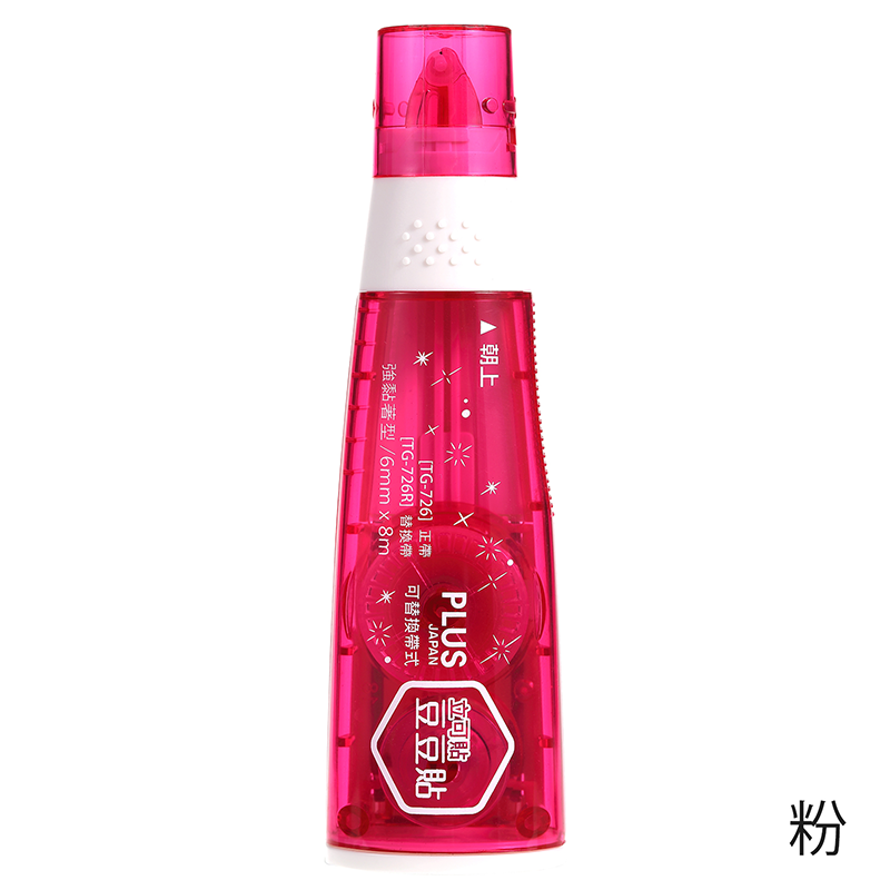 PLUS 豆豆彩貼  捲軸雙面膠帶 / TG-726