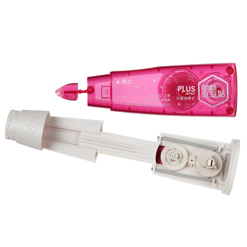PLUS 豆豆彩貼 捲軸雙面膠帶 替帶 / TG-726R