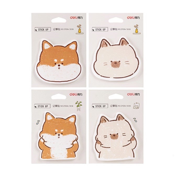 Deli 造型便條紙 / 柴犬