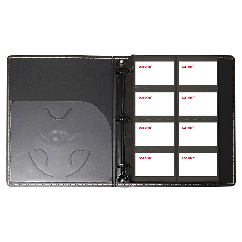 連勤  PP480名發泡皮活頁分類名片簿 / 480入 / LC-9480