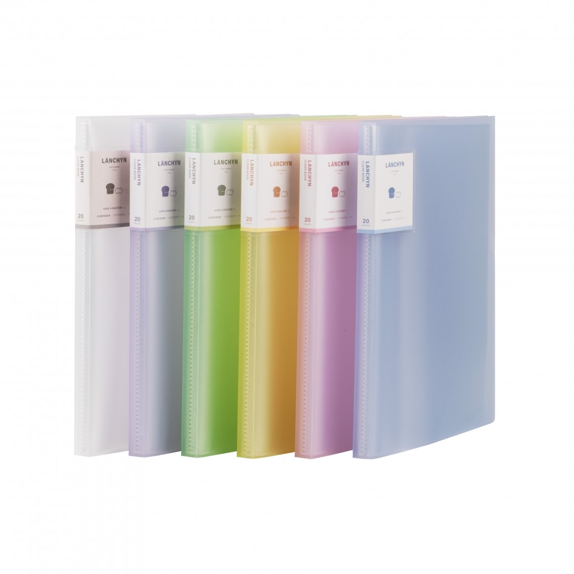 連勤  PP 果凍色系小背卡20入資料簿 / LC-8120 / 資料簿 / 拱型夾 / 檔案夾 / 文件夾 / 資料夾 / 圓型夾 / 聯勤 / 連勤 / LANCHYN / LAN CHYN / 文件簿 / 文件本 / 資料本