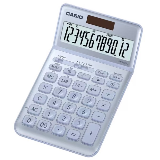 CASIO  桌上型太陽能計算機 / JW-200SC
