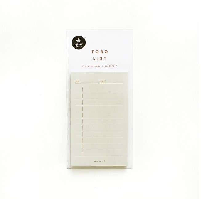 Suatelier / 便利貼 / #1936 to do list