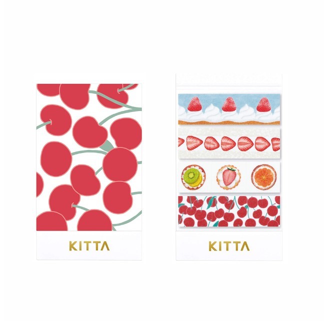 KITTA / 隨身攜帶和紙膠帶 / 可撕式 / 甜點 (東出桂奈設計款)