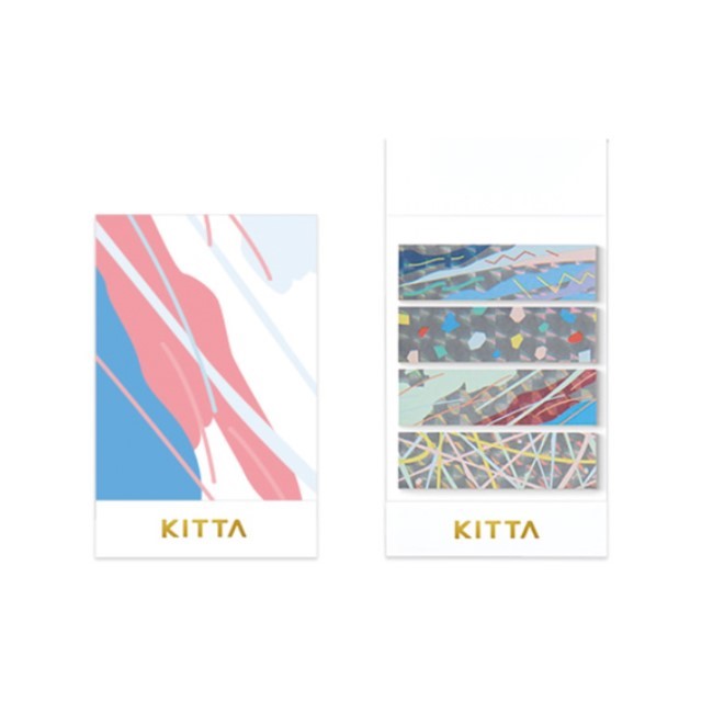 KITTA / 隨身攜帶和紙膠帶 / 玻璃紙 幾何