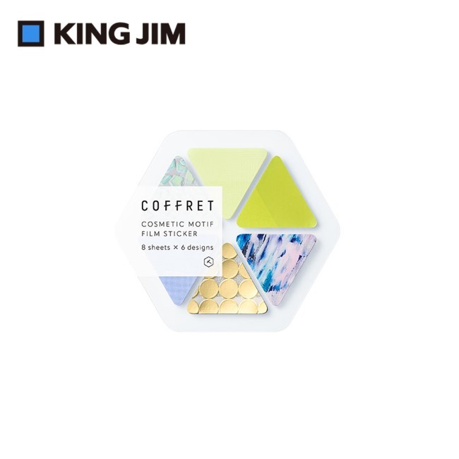 HITOTOKI COFFRET / 調色盤薄膜貼紙 / 三角型 
