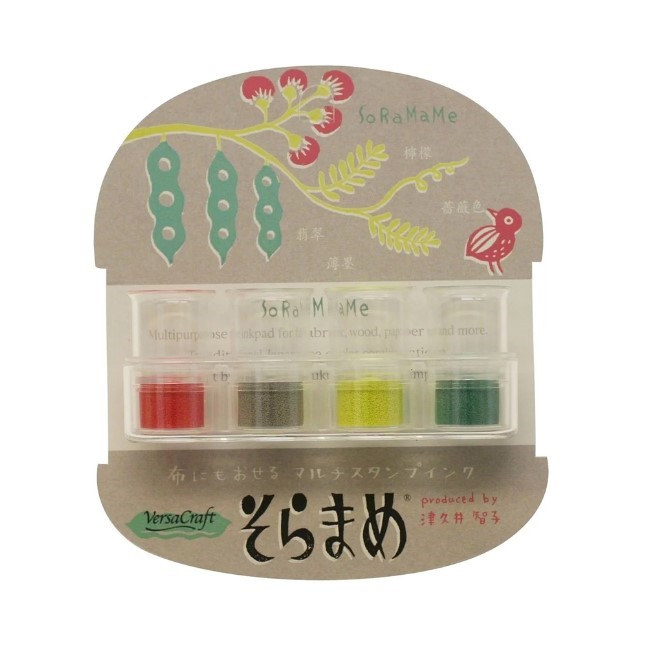 TSUKINEKO 日本月貓 / 豆子布用四色印台 / 悠悠球