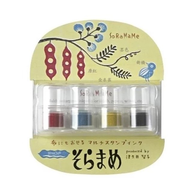 TSUKINEKO 日本月貓 / 豆子布用四色印台 / 現代