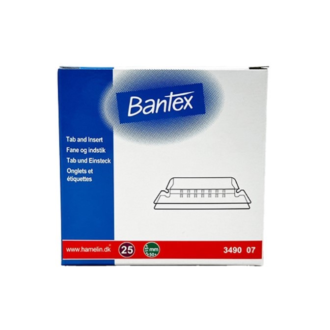 Bantex 透明吊夾索引片 / 3490