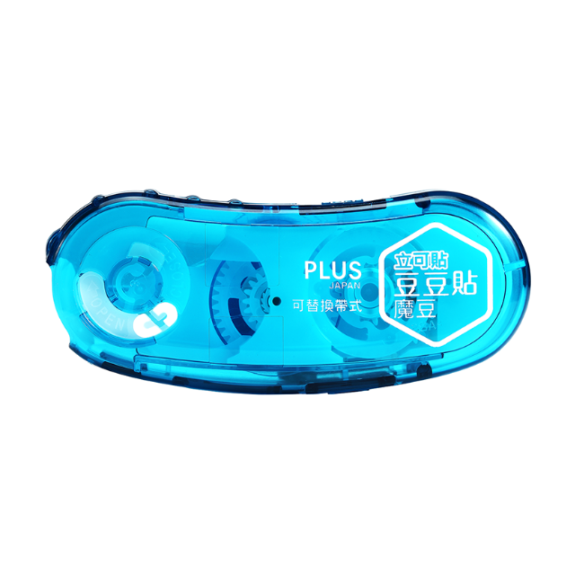 PLUS / 豆豆貼(魔豆)捲軸雙面膠帶 / 8.4 mm / 6 mm