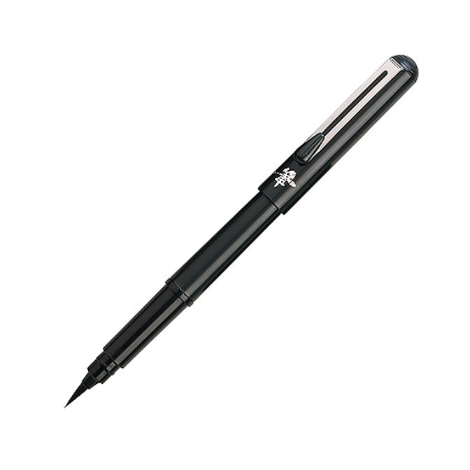 Pentel 攜帶型卡式毛筆 / 附補充墨管4支 / XGFKP3 