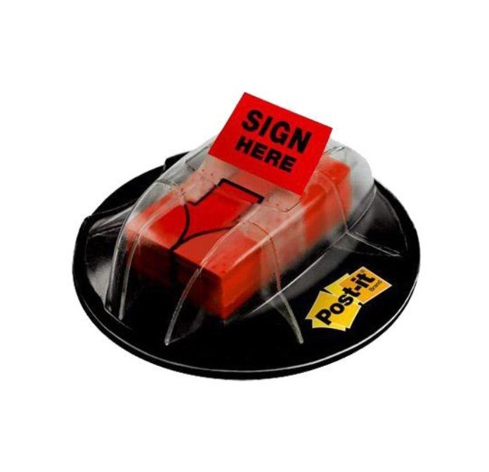 3M / 可再貼抽取式 SIGH HERE 標籤 / 680-HVSH