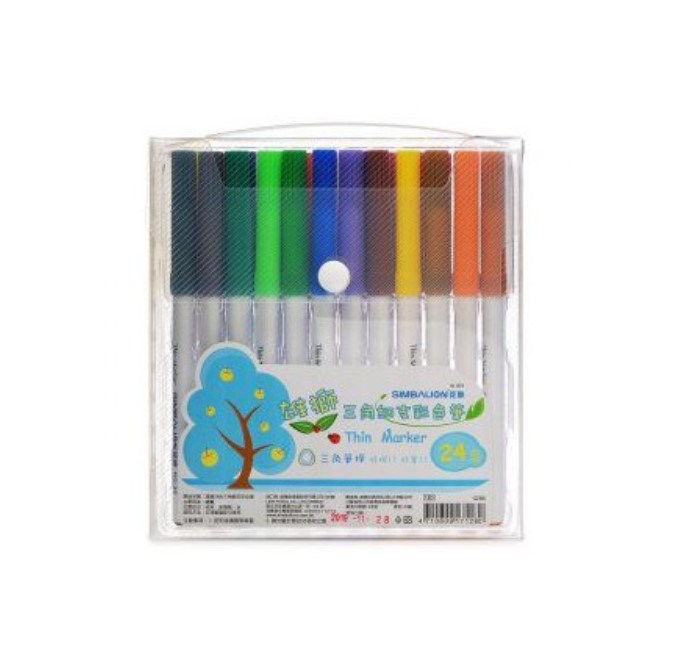 雄獅 三角細支彩色筆 