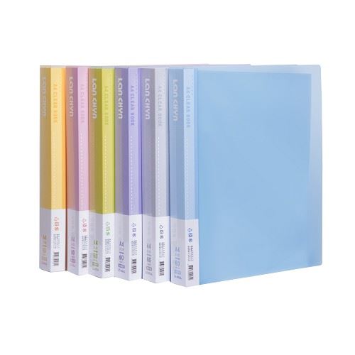 連勤  PP 60入果凍色資料夾 / LC-60JL