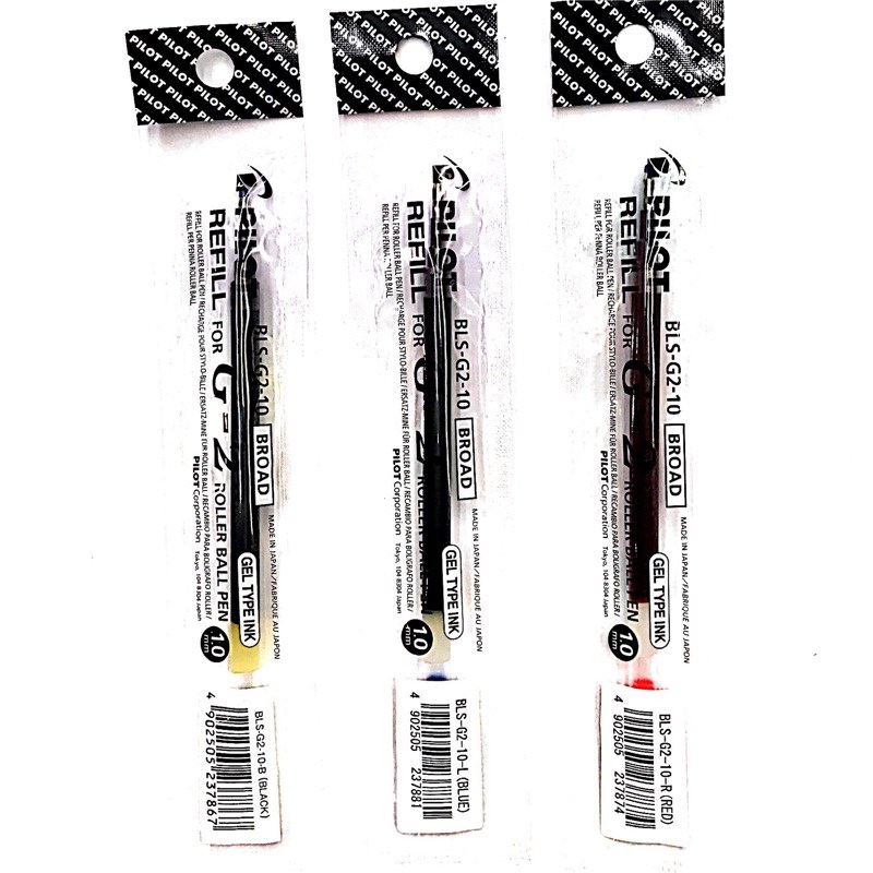 百樂 PILOT自動中性筆 筆芯 / 1.0mm / BLS-G2-10