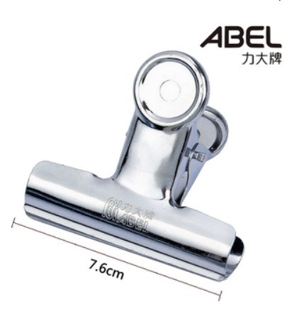 力大 圓型鋼夾 / 76mm / 00701 / 特大 / 力大 ABEL 圓型鋼夾 00701 76mm (3吋) (36支入) / ABEL力大/FOOT足勇 圓型鋼夾 / 文具五金系列、五金夾子類、圓型夾 /  力大 ABEL 圓型鋼夾 00701 76mm (3吋) / 力大 00701 76mm圓特大鋼夾 00701 76mm圓特大 鋼夾