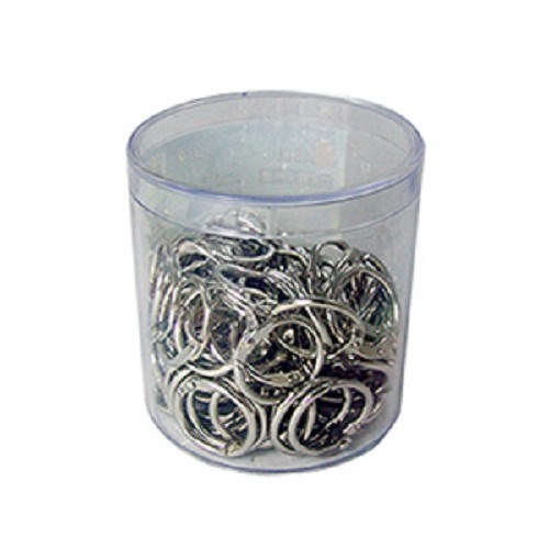 鐵卡片圈 / 19mm / 3/4" / 100個入 / 力大牌 ABEL 19mm鐵製卡片環-100入/桶 / 卡片圈 / 鐵環 / 鐵圈 / 金屬環 / 金屬圈 / 鐵製卡片環 / 金屬卡片環