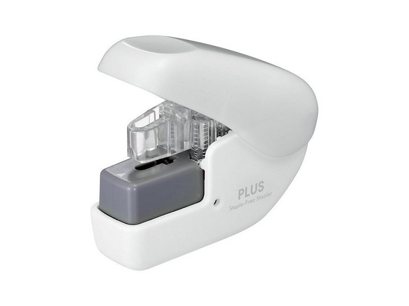 PLUS 無針釘書機 / SL-104NB / 普樂士PLUS無針釘書機SL-104NB/藍色 / 31-112 SL-104NB無針訂書機 4枚 藍 / PLUS 普樂士 SL-104NB 無針訂書機 / 兒童訂書機 / 安全訂書機 / 無針訂書機 / 無針釘書機 / 環保訂書機 / 創意文具 / 兒童節 / Plus普樂士 4枚無針訂書機 釘書機 SL-104NB / B8釘書機 3號釘書機 10號釘書機 電動釘書機 SDI手牌 壹指訂 PLUS普樂士 / PLUS釘書機 / 美克司訂書機 / MAX訂書機
