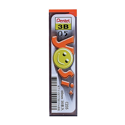 Pentel  0.5mm 自動鉛筆芯 / C235 / H / HB / B / 2B / 3B / 4B / Pentel C235自動鉛筆芯0.5-HB. Yosi 自動鉛筆芯-0.5mm自動鉛筆芯20支入可愛版 / 飛龍 Pentel Fiesta 自動鉛筆芯 C235 C235TF (0.5mm) / Pentel 百點自動鉛筆芯 C235 Pentel 飛龍 / Pentel 自動鉛筆芯 C235-2B 3B HB 20支/盒 / 自動筆芯 / 自動鉛筆心 / 自動鉛筆新 / 鉛筆心 / 鉛筆新
