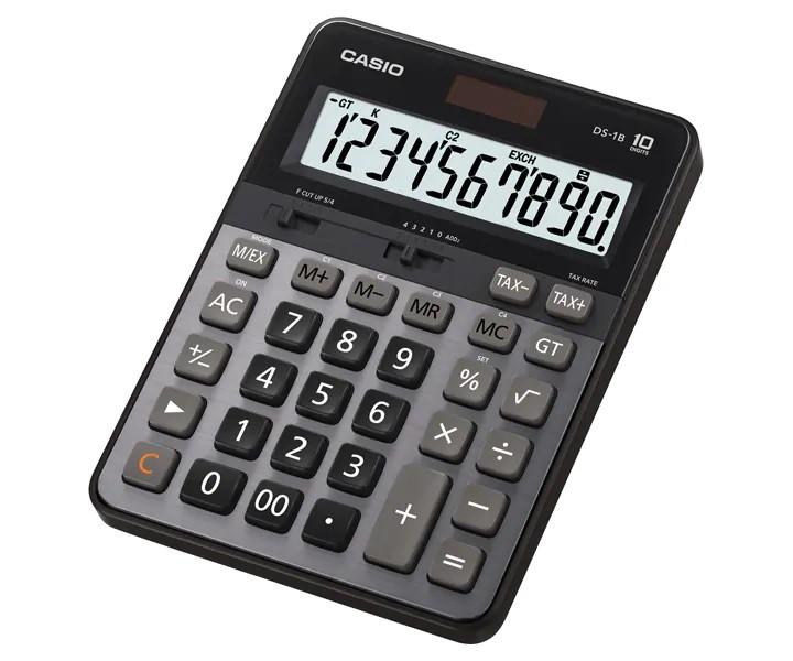 CASIO  桌上型太陽能計算機 / DS-1B / CASIO DS-1B計算機10位 / CASIO卡西歐‧10位數頂級雙電源桌上型商務計算機/DS-1B - ∥ CASIO 計算機 / CASIO 計算機 卡西歐 計算機 雙電源 計算機 頂級 計算機 10位數 計算機 DS-1B 計算機 太陽能 計算機 / CASIO DS-1B 10位桌上型稅率計算機 / CASIO DS-1B-BK黑色 大型桌上型商用計算機 / 卡西歐計算機 / 小型計算機 / 攜帶型計算機 / 口袋型計算機 / 攜帶計算機 / 口袋計算機 / 桌上型計算機 / 桌上計算機 / CASIO卡西歐 / 標準型計算機