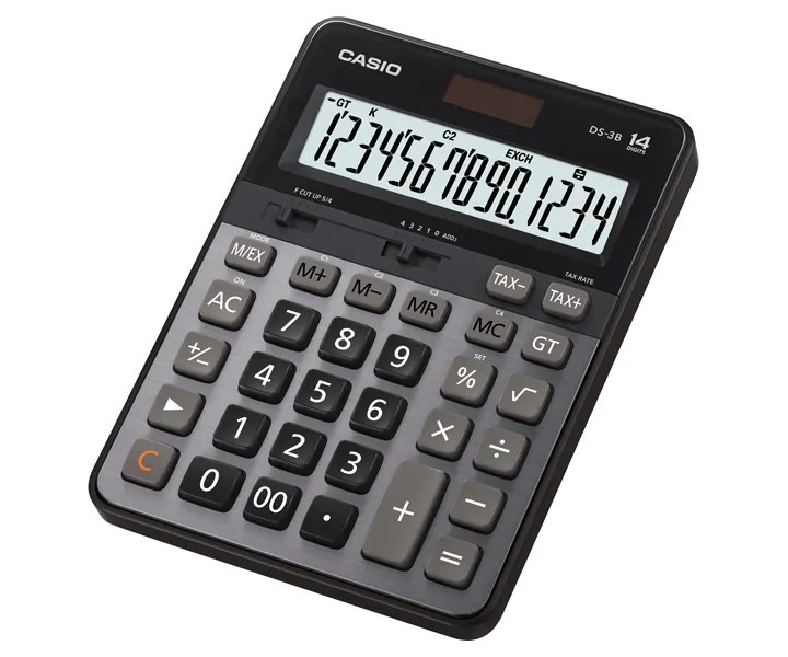 CASIO  桌上型太陽能計算機 / DS-3B / 桌上型 DS-3B / CASIO DS-3B計算機14位 / CASIO卡西歐‧14位數頂級雙電源桌上型商務計算機/DS-3B(灰黑色) / CASIO DS-3B 大型桌上型商用計算機,14位 / 計算機 casio ds-3b / 卡西歐計算機 / 小型計算機 / 攜帶型計算機 / 口袋型計算機 / 攜帶計算機 / 口袋計算機 / 桌上型計算機 / 桌上計算機 / CASIO卡西歐 / 標準型計算機