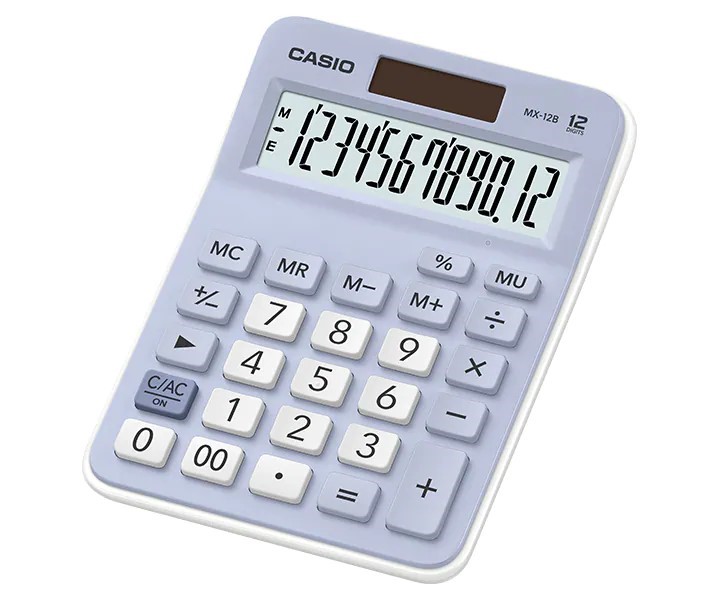 CASIO  桌上型太陽能計算機 / MX-12B / 迷你桌上型 MX-12B / CASIO 12位數雙電力設計標準型計算機- (MX-12B) / CASIO 12位數雙電源設計計算機MX-12B - CASIO計算機 / CASIO 12位計算機 MX-12B / CASIO 12位計算機 MX-12B / 卡西歐計算機 / 小型計算機 / 攜帶型計算機 / 口袋型計算機 / 攜帶計算機 / 口袋計算機 / 桌上型計算機 / 桌上計算機 / CASIO卡西歐 / 標準型計算機