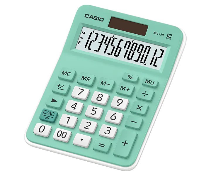 CASIO  桌上型太陽能計算機 / MX-12B / 迷你桌上型 MX-12B / CASIO 12位數雙電力設計標準型計算機- (MX-12B) / CASIO 12位數雙電源設計計算機MX-12B - CASIO計算機 / CASIO 12位計算機 MX-12B / CASIO 12位計算機 MX-12B / 卡西歐計算機 / 小型計算機 / 攜帶型計算機 / 口袋型計算機 / 攜帶計算機 / 口袋計算機 / 桌上型計算機 / 桌上計算機 / CASIO卡西歐 / 標準型計算機