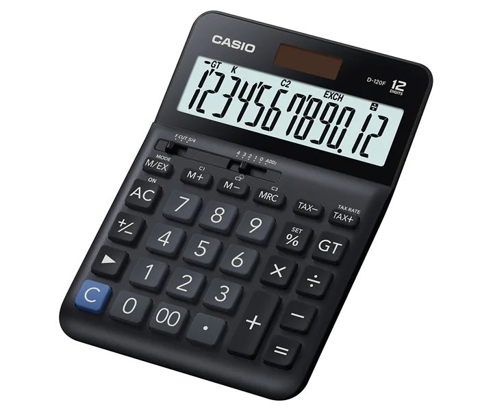 CASIO  桌上型太陽能計算機 / D-120F  / 桌上型 D-120F / CASIO 12位元桌上型計算機-(D-120F) - CASIO計算機 / CASIO 12位數桌上小型計算機 (D-120F) / 史代新文具 卡西歐CASIO D-120F 太陽能稅率 12位 計算機 / 卡西歐計算機 / 小型計算機 / 攜帶型計算機 / 口袋型計算機 / 攜帶計算機 / 口袋計算機 / 桌上型計算機 / 桌上計算機 / CASIO卡西歐 / 標準型計算機