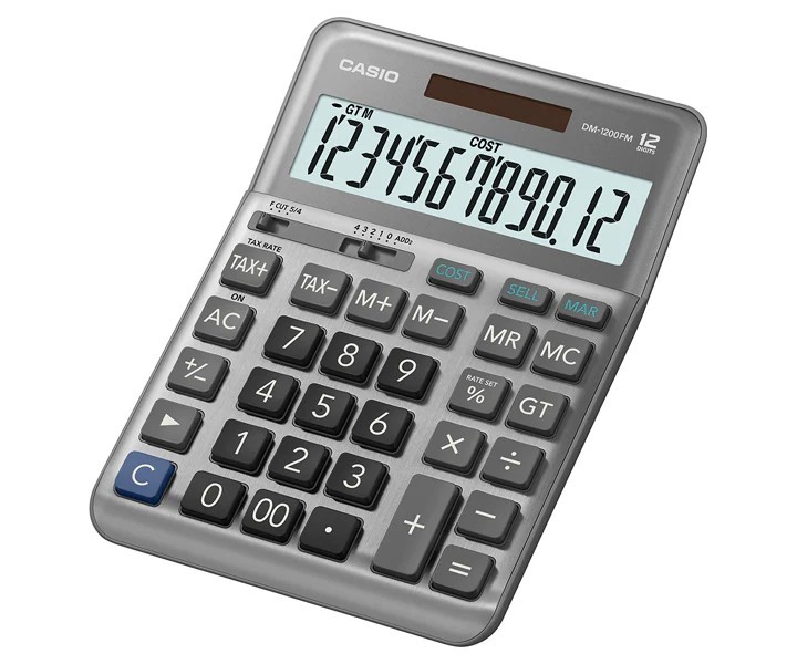 CASIO  桌上型太陽能計算機 / DM-1200FM / 桌上型 DM-1200FM / CASIO 12位數桌上型胖型商用計算機-(DM-1200FM) - CASIO 計算機全系列 / CASIO 卡西歐12位數桌上型胖型商用計算機- (DM-1200FM)  / 科學計算器 基本計算器 / DM-1200FM CASIO 大型桌上型計算機 12位數 稅務計算 / CASIO DM-1200FM 計算機 / 卡西歐計算機 / 小型計算機 / 攜帶型計算機 / 口袋型計算機 / 攜帶計算機 / 口袋計算機 / 桌上型計算機 / 桌上計算機 / CASIO卡西歐 / 標準型計算機
