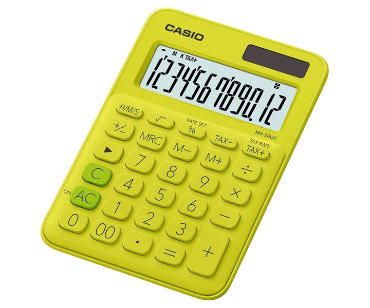 CASIO  桌上型太陽能計算機 / MS-20US / 迷你桌上型 MS-20UC-GN / CASIO 12位元繽紛馬卡龍色系便利型計算機-MS-20UC系列 / CASIO 計算機全系列 CASIO 12位元甜美馬卡龍色系列計算機-(MS-20UC-PK)草莓粉 / 馬卡龍計算機 / 卡西歐計算機 / 小型計算機 / 攜帶型計算機 / 口袋型計算機 / 攜帶計算機 / 口袋計算機 / 桌上型計算機 / 桌上計算機/ CASIO卡西歐