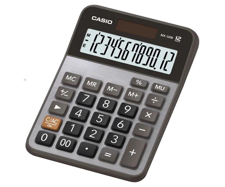 CASIO  桌上型太陽能計算機 / MX-120B / 2 位數 實用型計算機 迷你桌上型 MX-120B / 卡西歐CASIO桌上型計算機/12位元/MX-120B / 科學計算器 基本計算器 / CASIO卡西歐‧12位數雙電源商用計算機/MX-120B / CASIO 12位計算機 MX-120B / 卡西歐計算機 / 桌上型計算機 / 桌上計算機 / CASIO卡西歐