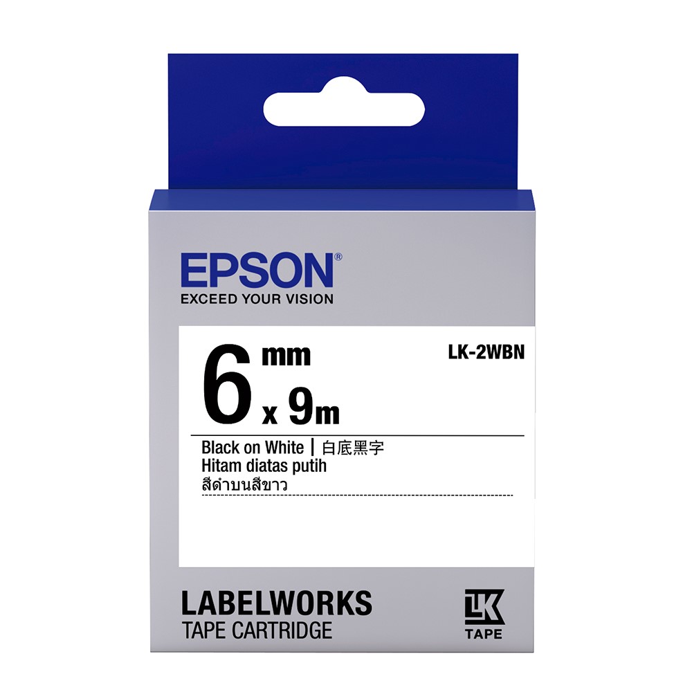 EPSON 標籤帶 / LK-2WBN / 6mm / 白底黑字 / 白底黑字標籤帶 / 6mm白底黑字標籤帶 / 6mm標籤帶白底黑字 / 6mm 白底黑字標籤帶 / 6mm 標籤帶白底黑字 / 6mm標籤帶 / 6mm 標籤帶 / 愛普生EPSON標籤帶 / EPSON 標籤帶 / 愛普生 標籤帶 / 愛普生標籤帶 / EPSON標籤帶 / EPSON 標籤印表機 / 愛普生EPSON標籤帶/LK-2WBN/白底黑字/6mmx9M / EPSON LK-2WBN S652401標籤帶(一般系列)白底黑字6mm / EPSON C53S652401 LK-2WBN一般系列白底黑字標籤帶(寬度6mm) / EPSON LK-2WBN C53S652401一般系列白底黑字標籤帶 (寬度6mm )