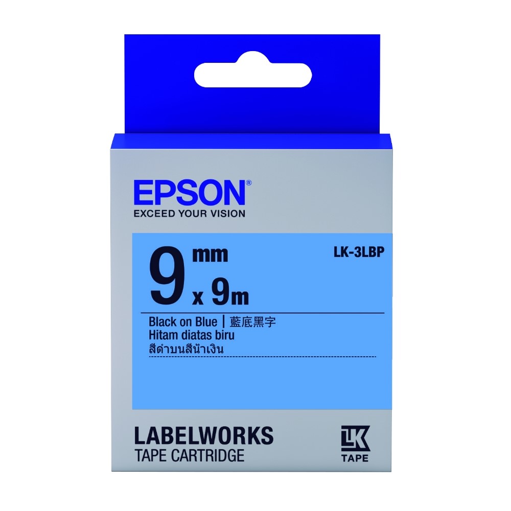 EPSON 標籤帶 / LK-3LBP / 9mm / 藍底黑字標籤帶 / 9mm藍底黑字標籤帶 / 9mm標籤帶藍底黑字 / 9mm 藍底黑字標籤帶 / 9mm 標籤帶藍底黑字 / 9mm標籤帶 / 9mm 標籤帶 / 愛普生EPSON標籤帶 / EPSON 標籤帶 / 愛普生 標籤帶 / 愛普生標籤帶 / EPSON標籤帶 / EPSON 標籤印表機 / 愛普生EPSON標籤帶/LK-3LBP/藍底黑字/9mmx9M / EPSON LK-3LBP S653406標籤帶(粉彩系列)藍底黑字9mm / EPSON C53S653406 LK-3LBP粉彩系列藍底黑字標籤帶(寬度9mm) / EPSON LK-3LBP C53S653406 粉彩系列藍底黑字標籤帶(寬度9mm) / EPSON C53S653406 LK-3LBP 粉彩系列藍底黑字標籤帶(寬度9mm)