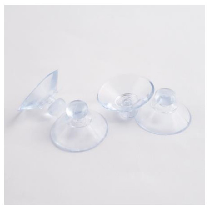 吸盤 / 直徑2cm / 吸盤/直徑2cm/4入/包 / S1單層吸盤 (吸嘴) / SMC的小型吸盤 / 按壓式吸盤掛勾