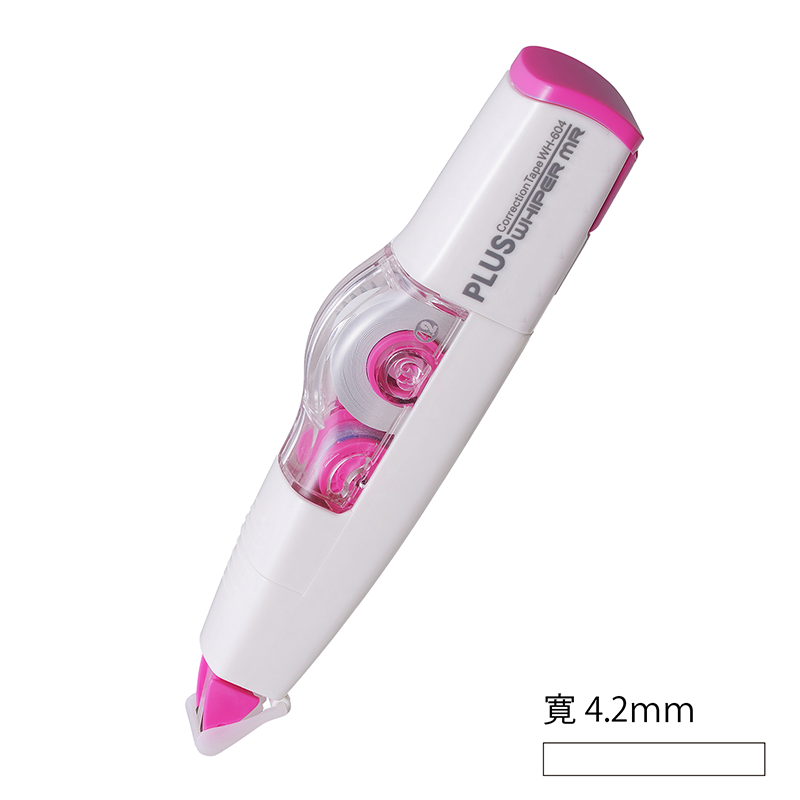 PLUS 智慧型修正帶 / WH-604 / 4.2mm*6M / 滾輪立可帶 / PLUS 修正帶 / PLUS修正帶 / PLUS 立可帶 / PLUS立可帶 / PLUS【MiniRoller】智慧型修正帶(10入)WH-604 - PLUS 文具 / PLUS 智慧型滾輪修正帶 WH-604 WH-605 WH-606 / 42-512 WH-604智慧型滾輪修正帶 粉 /  PLUS 智慧型滾輪修正帶 WH-604 / 立可白