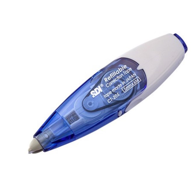 SDI 輕鬆按修正帶 / CT-205 / 5mm*6M / SDI iPUSH輕鬆按修正帶 CT系列 / SDI手牌 CT-204 CT-205 CT-206 輕鬆按修正帶 立可帶 4.2mm / 5mm / 6mm / SDI手牌輕鬆按修正帶(立可帶立白帶修正液替換內帶)CT-204.CT-205.CT-206 / 立可帶 / 修正帶 / 修正液 / 按壓修正帶 / 立可白