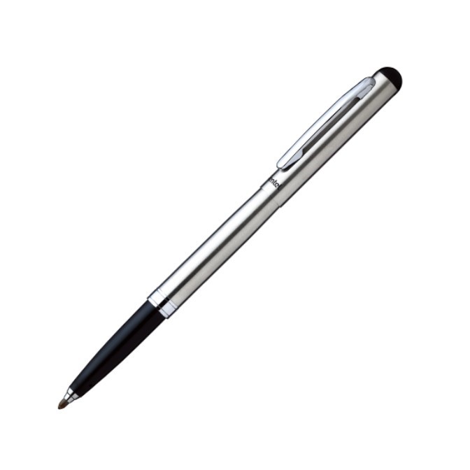 Pentel 不鏽鋼鋼珠筆 / R460MG / 0.6mm / Pentel飛龍 R460MG Rolling Writer不鏽鋼鋼珠筆(筆蓋式) 0.6mm / Pentel 不鏽鋼鋼珠筆 R460 / 飛龍Pentel R460MG 不鏽鋼鋼珠筆(筆蓋式) / MGN6S 鋼珠筆筆芯 / R-460MGA/銀夾黑芯/0.6mm / R460MG不鏽鋼鋼珠筆 / Pentel飛龍文具