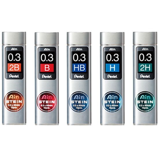 Pentel  0.3mm 自動鉛筆芯 / C273 / HB / B / 2B / C273自動鉛筆芯_0.3mm / Pentel 飛龍 Ain STEIN C273 自動鉛筆芯 0.3mm / PENTEL C273 Ain STEIN 自動鉛筆 筆芯 自動鉛筆芯 替芯 0.3mm / 自動筆芯 / 自動鉛筆心 / 自動鉛筆新 / 鉛筆心 / 鉛筆新