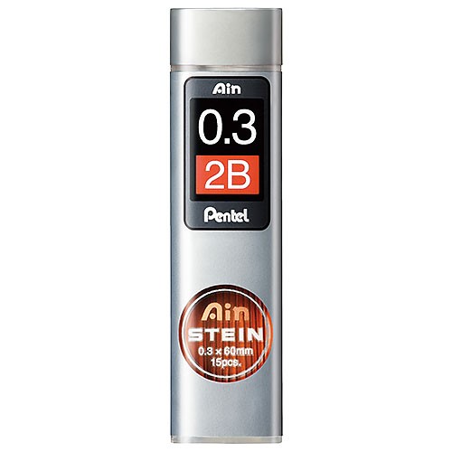 Pentel  0.3mm 自動鉛筆芯 / C273 / HB / B / 2B / C273自動鉛筆芯_0.3mm / Pentel 飛龍 Ain STEIN C273 自動鉛筆芯 0.3mm / PENTEL C273 Ain STEIN 自動鉛筆 筆芯 自動鉛筆芯 替芯 0.3mm / 自動筆芯 / 自動鉛筆心 / 自動鉛筆新 / 鉛筆心 / 鉛筆新