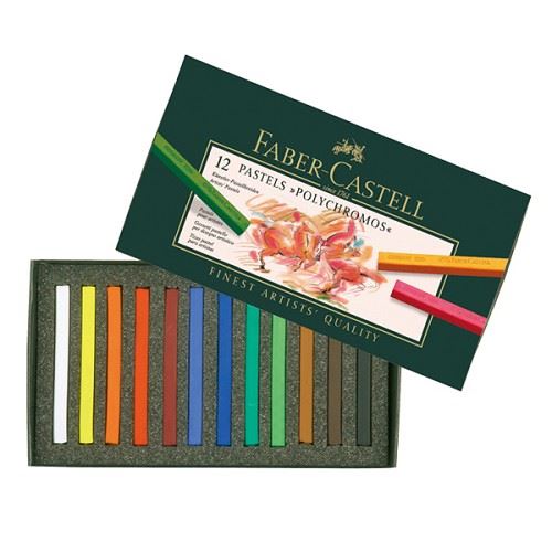 FABER-CASTELL 輝柏 藝術家級粉彩條 / 128512-12色
