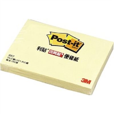3M  便條紙 / 657