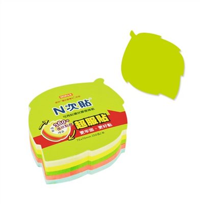 N次貼 環狀膠可再貼便條紙 / 樹葉