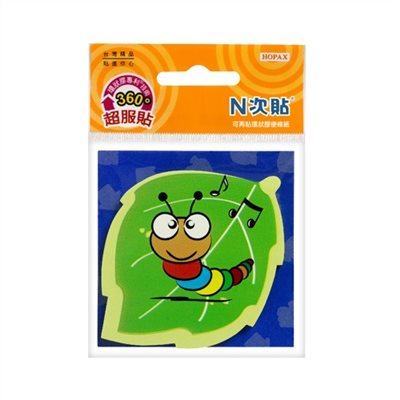 N次貼 環狀膠可再貼便條紙 / 樹葉