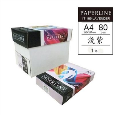 彩色影印紙 / 185 / 80P / A4 / 淺紫 / 箱