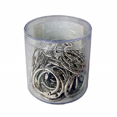鐵卡片圈 / 32mm / 1 1/4" / 50個入 / 力大牌 ABEL 32mm鐵製卡片環-50入/桶 / 卡片圈 / 鐵環 / 鐵圈 / 金屬環 / 金屬圈 / 鐵製卡片環 / 金屬卡片環