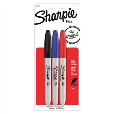 三福 粗字油性筆 / No.30000 / 藍 / 黑 / 紅 / 美國Sharpie 12 色 (粗字)1mm 美國Sharpie 萬能筆 / 美國Sharpie 12 色 (粗字)1mm 美國Sharpie 萬能筆 / 永久性記號筆