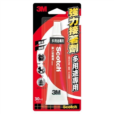 3M 多用途 強力接著劑 / 6004 / 強力膠 / 瞬間膠 /  三秒膠